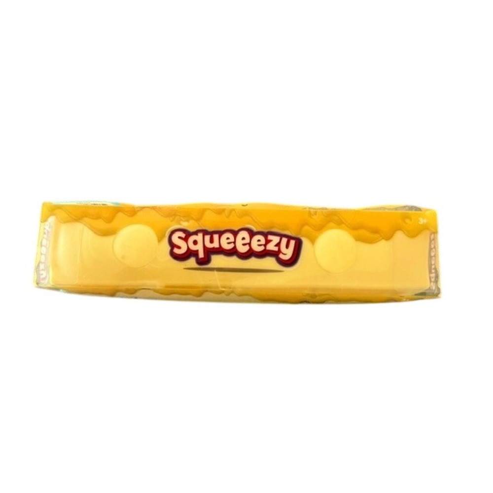 Squeeezy Butter Stick Toy Unisex 9in Yellow New Salted Butter Fidget Sensory Toy